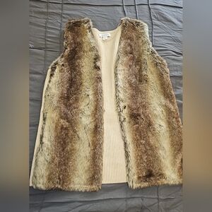 Liz Claiborne Faux Fur Vest